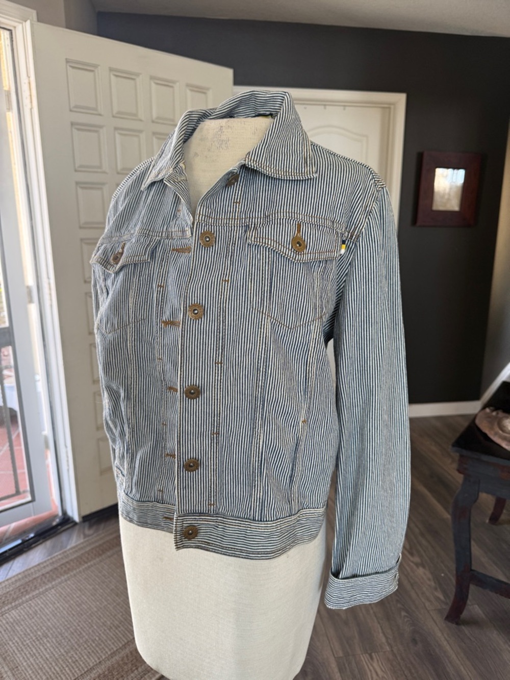 Denim Trucker Jacket size large